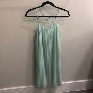 Strappy Pleated Dress